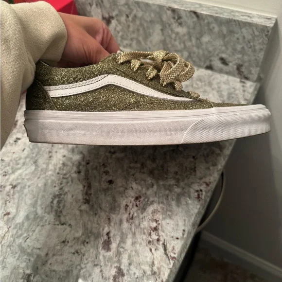 VANS Chunky Glitter Old Skool Womens Shoes - Picture 4 of 16